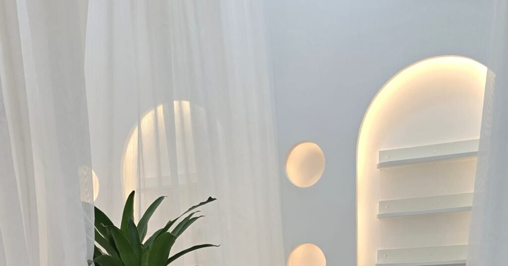 A calm, well-lit treatment room at a spa in District 1, Ho Chi Minh City